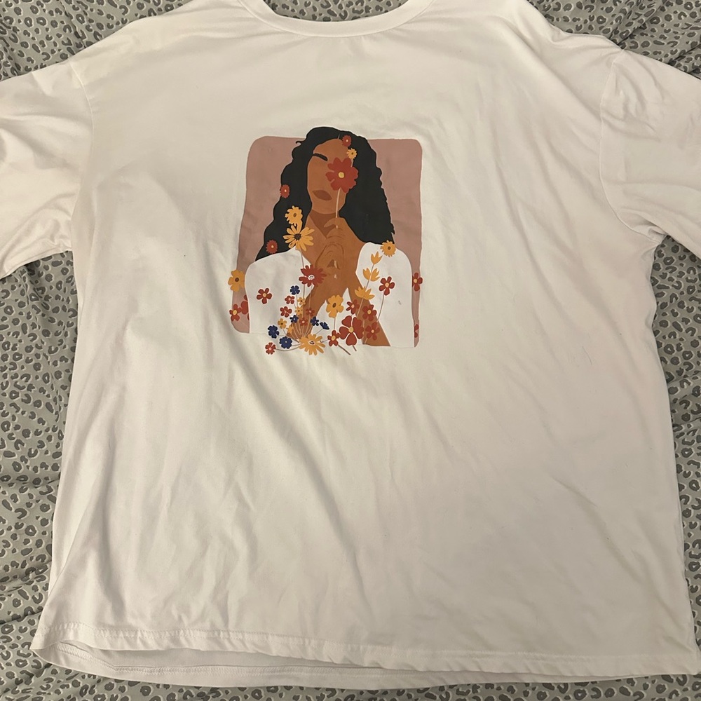 SHEIN Multicolored Short Sleeve Graphic T-Shirt